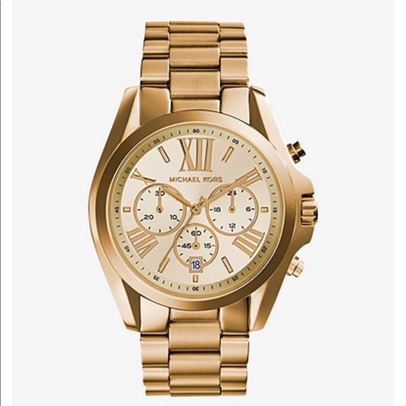 Michael Kors Bradshaw Gold Stainless Steel Watch - Picture 8 of 8